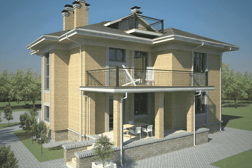 Жилой дом 11х12,8-2,5эт-кирпич-Р Жилой дом 11х12,8-2,5эт-кирпич-Р