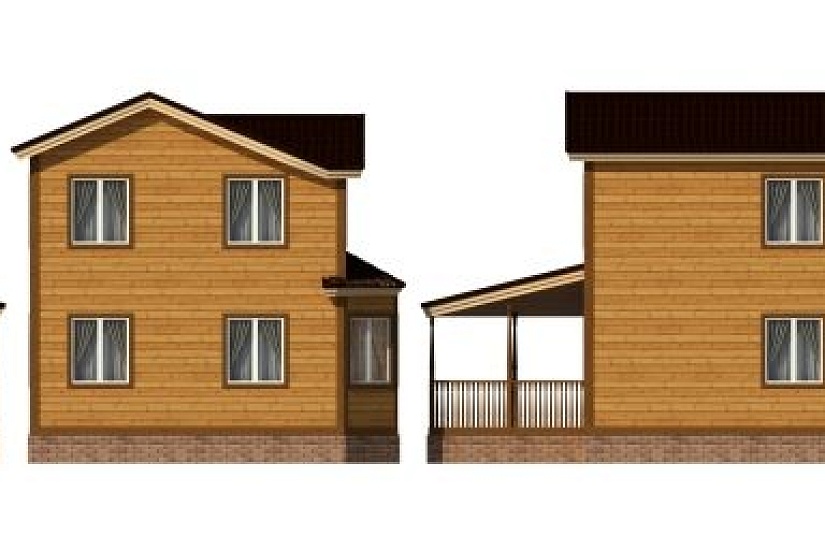 ДОМ ИЗ БРУСА ДБр-115