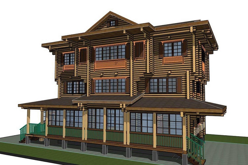 Дом-брус200х180-9000х16200-3эт-АР