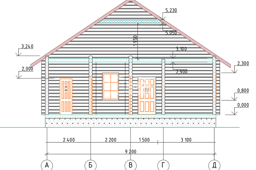 Дом - баня 2396 Дом - баня 2396