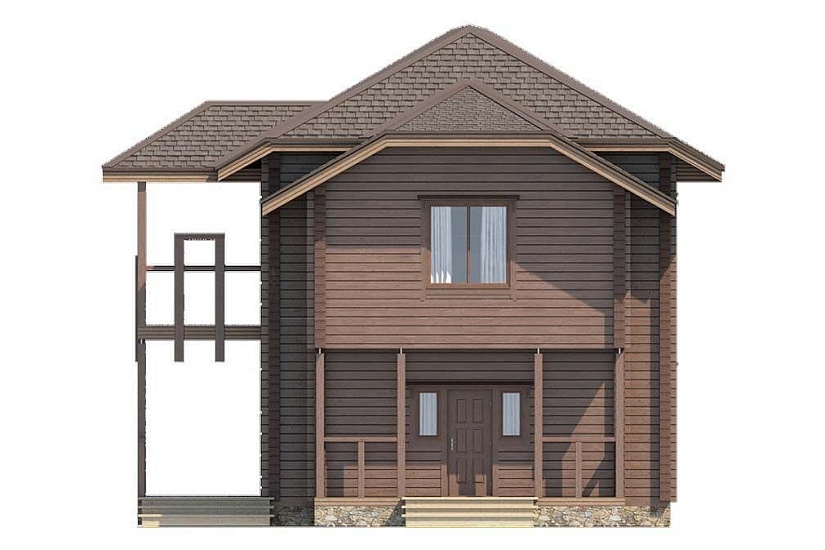 Дом из клееного бруса КБ-162