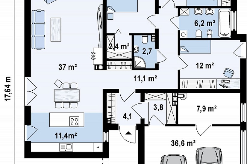 Проект дома Kx100 Проект дома Kx100