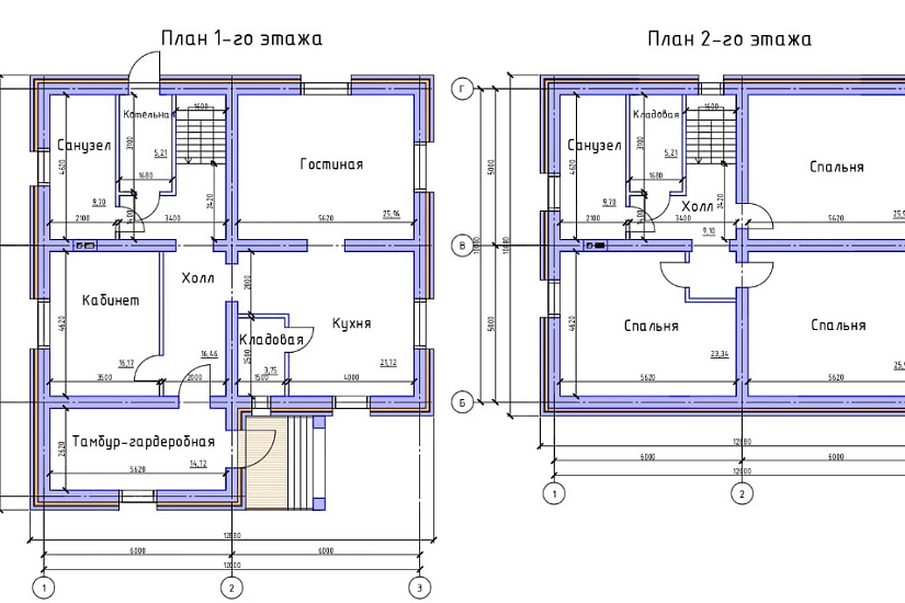 Кирпичный дом 10*12