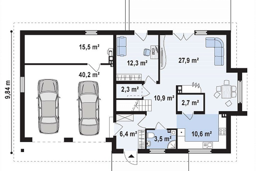 ДОМ ИЗ ГАЗОБЕТОНА ГД-186