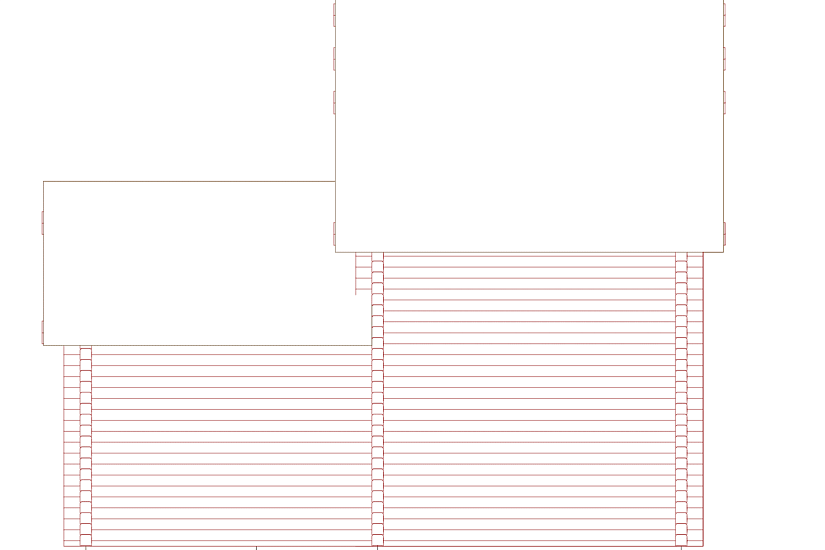 Дом-брус 160х160мм-10640х10640мм-1,5эт-КД