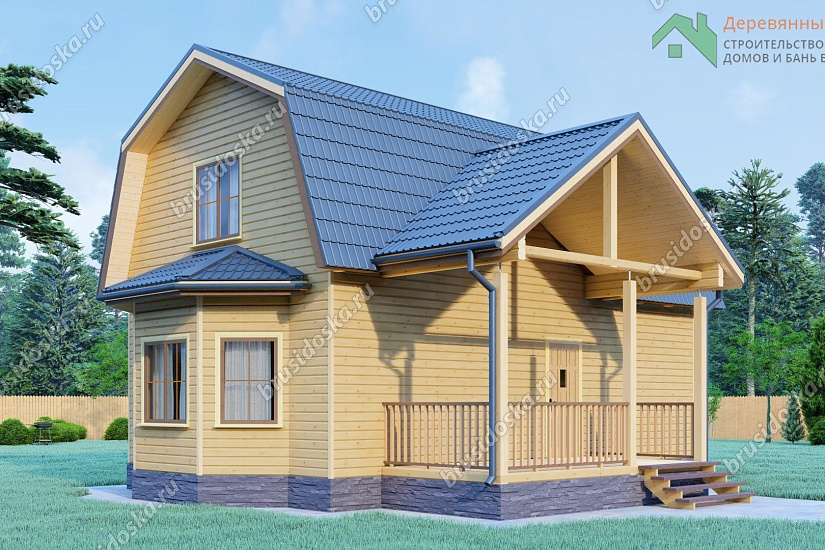 Дом из профилированного бруса 6х9