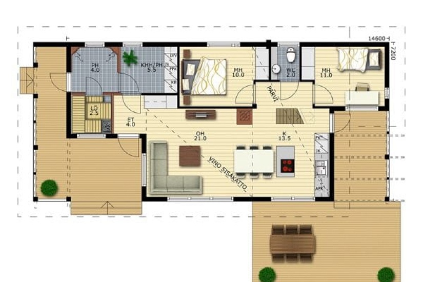 Дом из бруса Казань 100