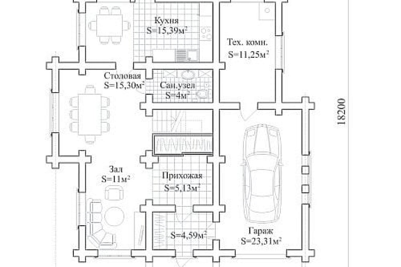 Дом ОЦ - 221 кв.м.