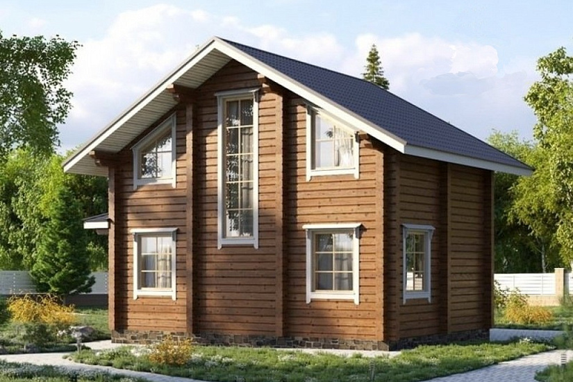 Проект дома из бруса №337 Проект дома из бруса №337