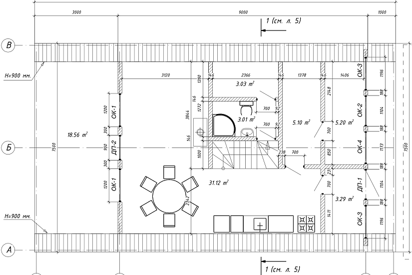 Дом-каркас(A-FRAME)200мм-13000х7500мм-2эт-КР Дом-каркас(A-FRAME)200мм-13000х7500мм-2эт-КР