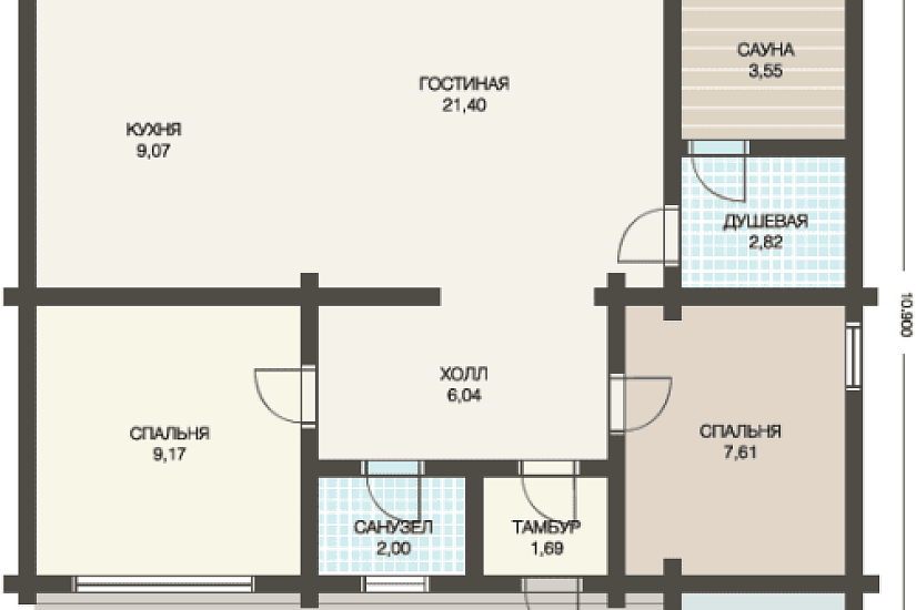 Дом ПБ 82 кв.м.