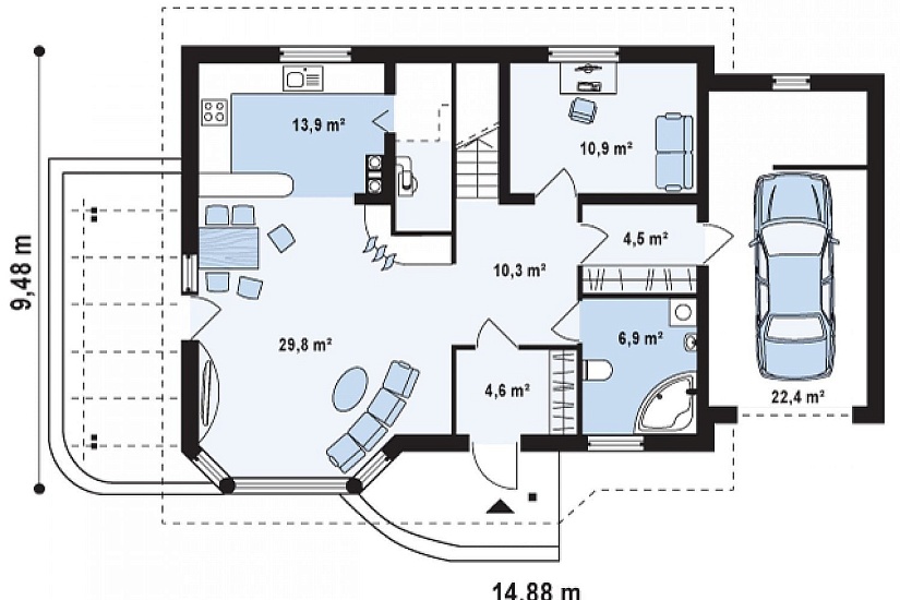 Проект дома Бристоль