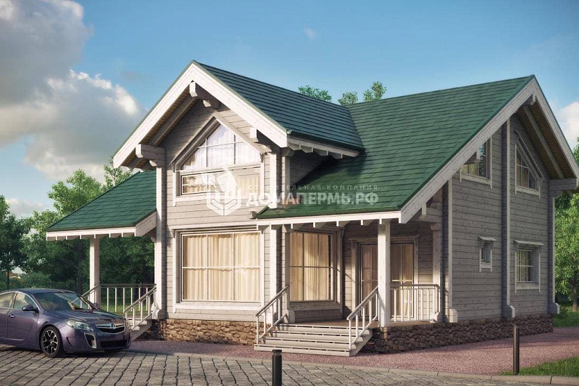 Дом из клееного бруса КБ-184