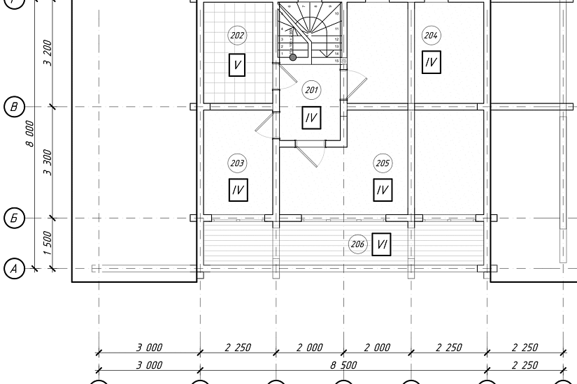 Дом-брус200х142мм-13750х8000мм-1,5эт-КР