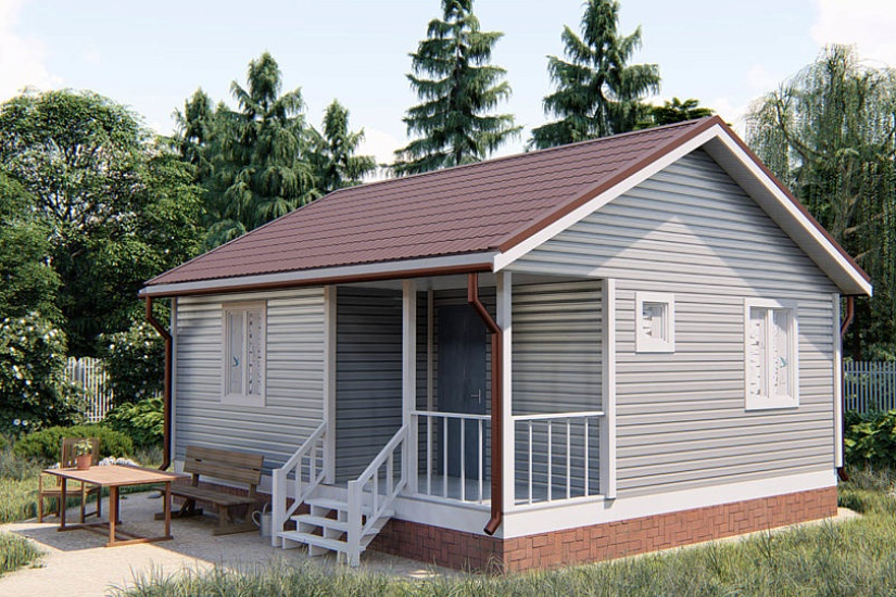 Дом 6х6 одноэтажный