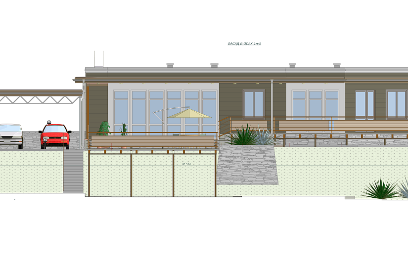 Дом-каркас200мм-32000х7800-КР