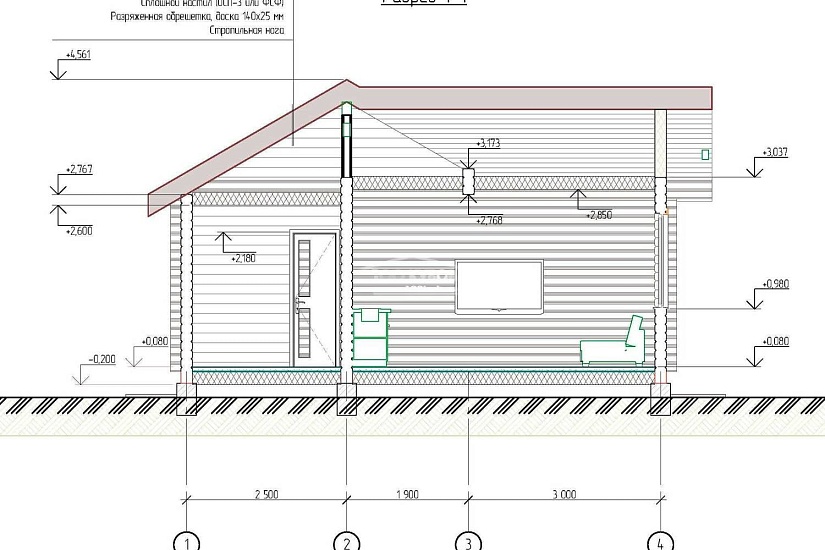 Баня с каминным домиком 2337 Баня с каминным домиком 2337