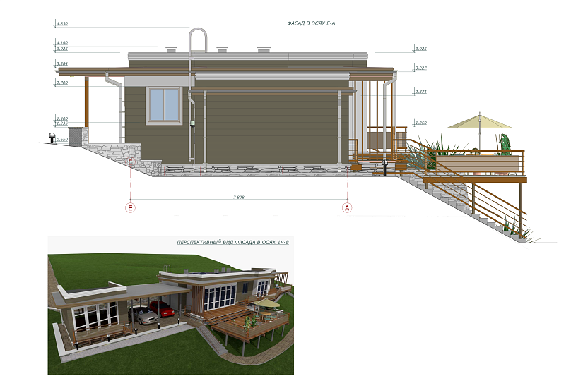 Дом-каркас200мм-32000х7800-КР