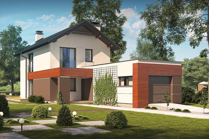Проект дома K297 GF