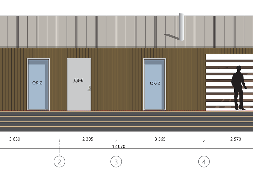 Дом-каркас200мм-12070х9150мм-1эт-АР