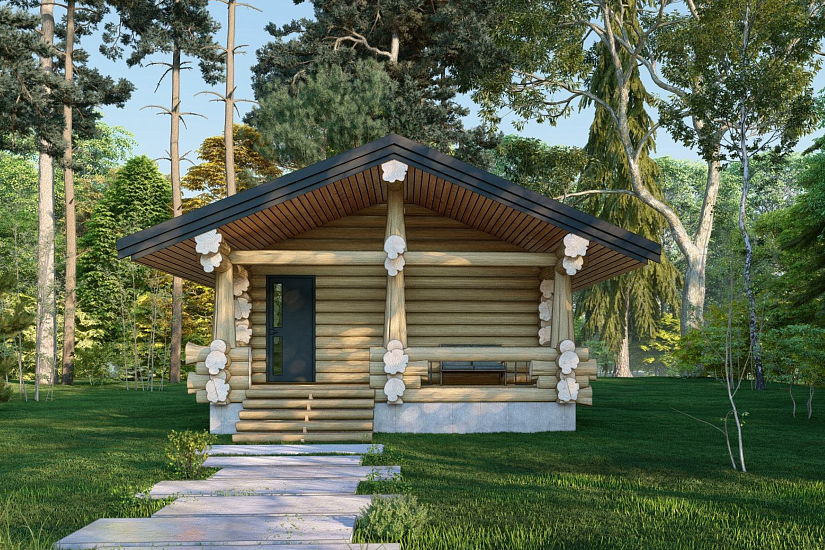 Баня-бревно280мм-6000х7000мм-1эт-АР-КР Баня-бревно280мм-6000х7000мм-1эт-АР-КР