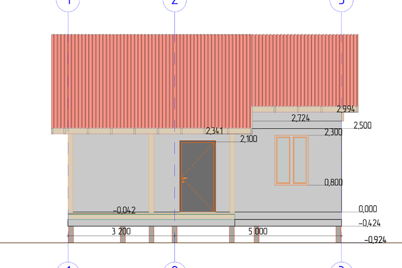 Дом-панельно-каркасный-1этаж-8200х11000-АР-КР