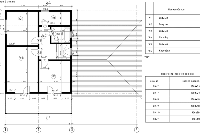 Дом с гаражом 12х16-2эт- СИП-АР