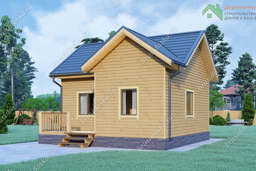 Баня 7х7 из бруса Баня 7х7 из бруса