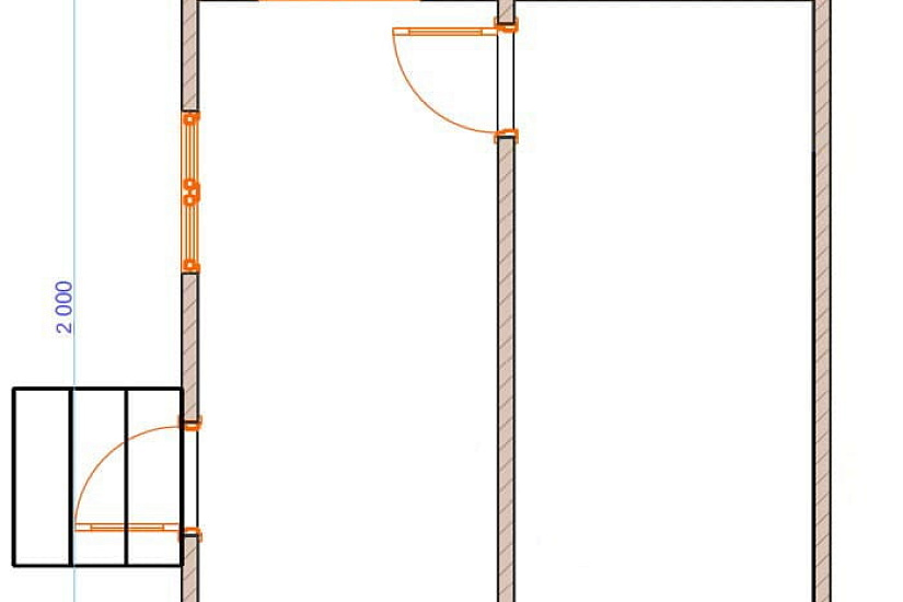 Баня из бруса №1