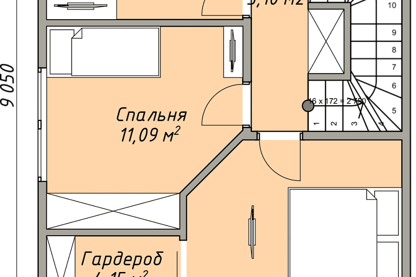Каркасный дом КД-147