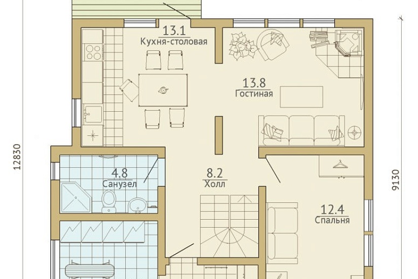 Дом ГБ 152 кв.м