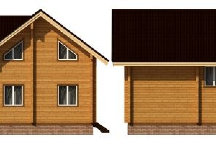 ДОМ ИЗ БРУСА ДБр-110а