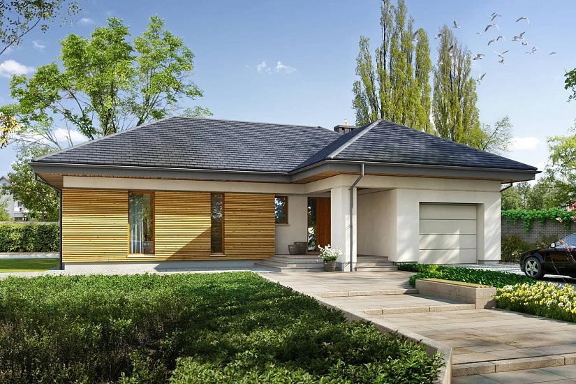 Проект дома из сип панелей Камеральный