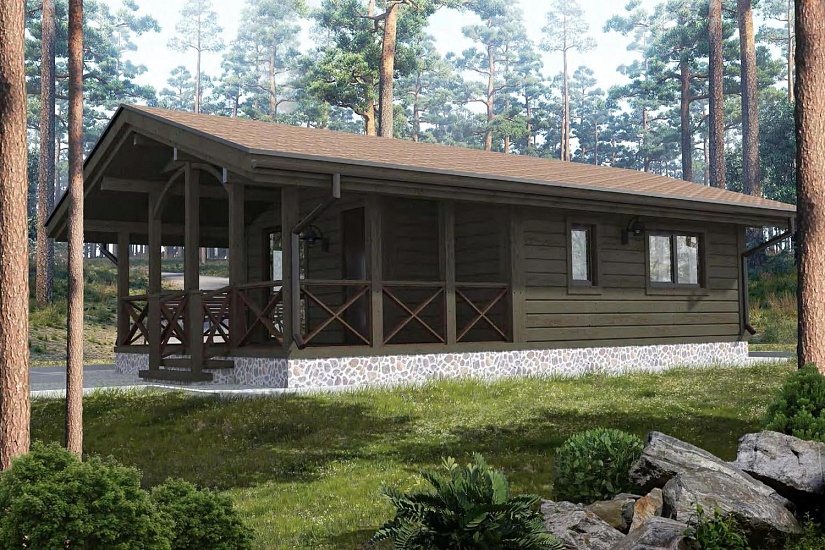 Гостевой дома 6х9-1эт-каркасник-РД Гостевой дома 6х9-1эт-каркасник-РД