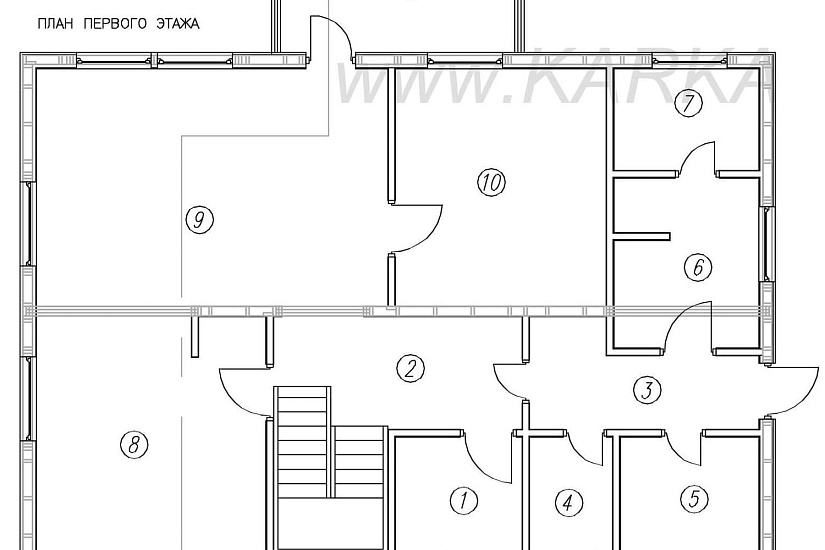 Дом 8х12-1,5эт-каркасник-КД Дом 8х12-1,5эт-каркасник-КД