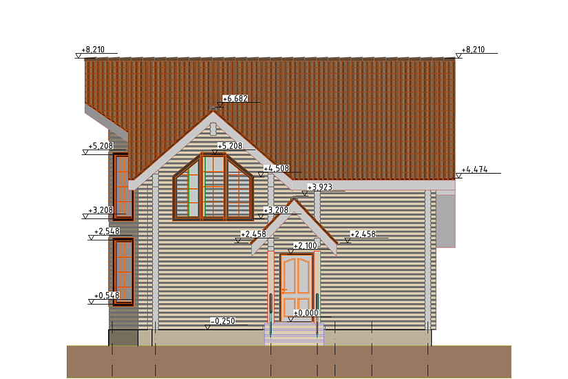 Дом-брус190мм-9850х13500мм-АР