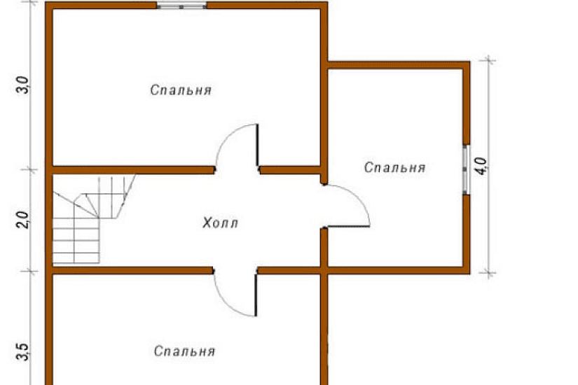 Дом 8,5х8,5 К2П11