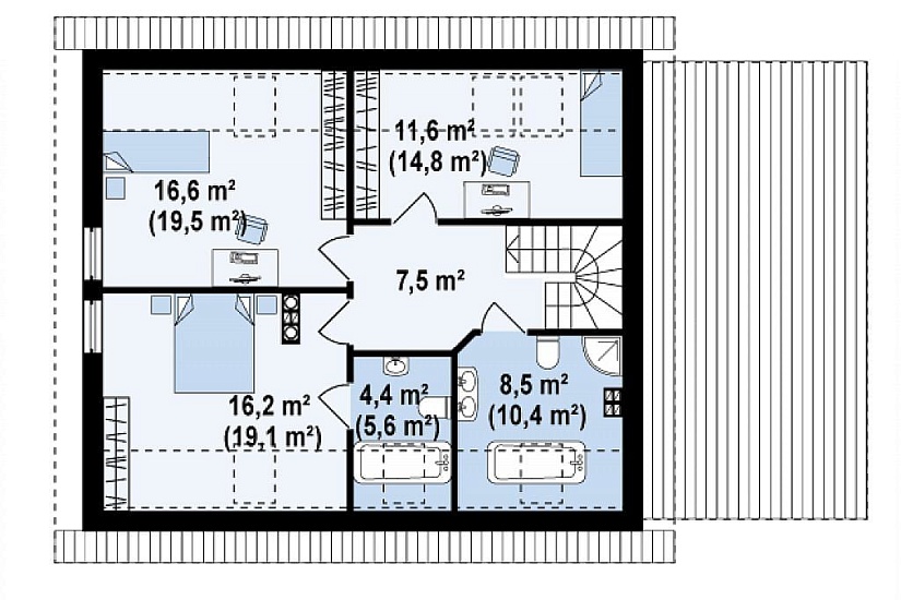 ДОМ ИЗ ГАЗОБЕТОНА ГД-167