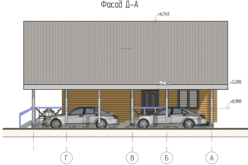 Дом-брус150х150мм-14100х11900мм-1,5эт-АР