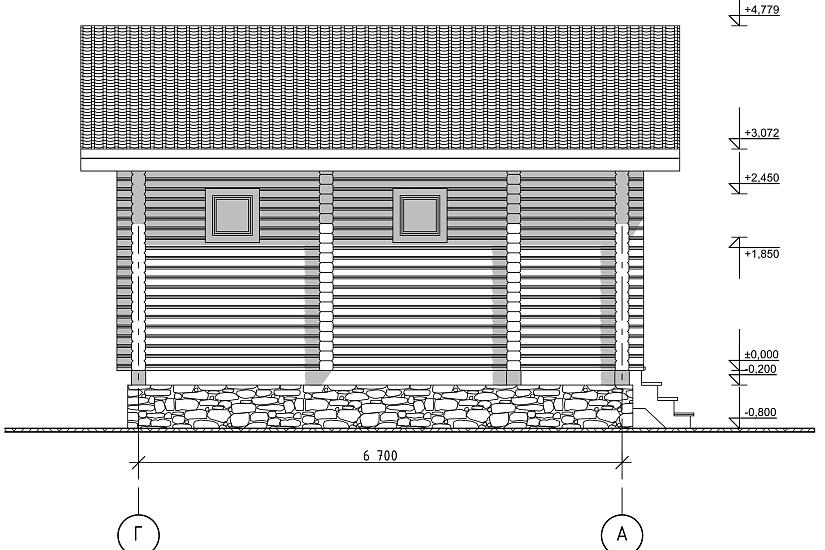 Баня-брус190х140мм-8400х6700м-1этаж-АР