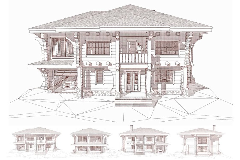 Дом+гараж Дом+гараж