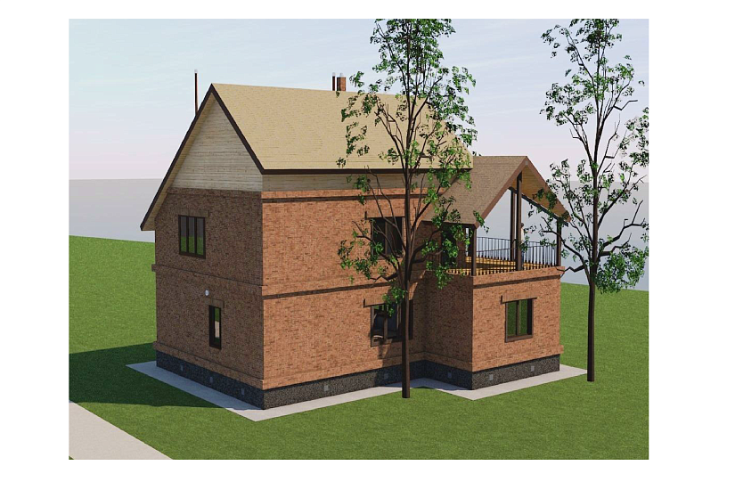 Дом-газобетон-1,5эт-12120х10300мм-АР Дом-газобетон-1,5эт-12120х10300мм-АР