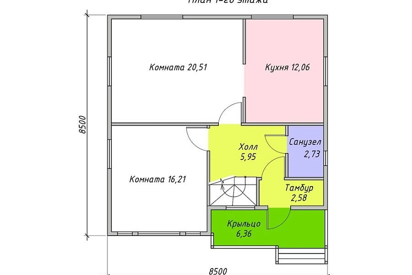 Норвег 2БК-160 8.5х8.5 м