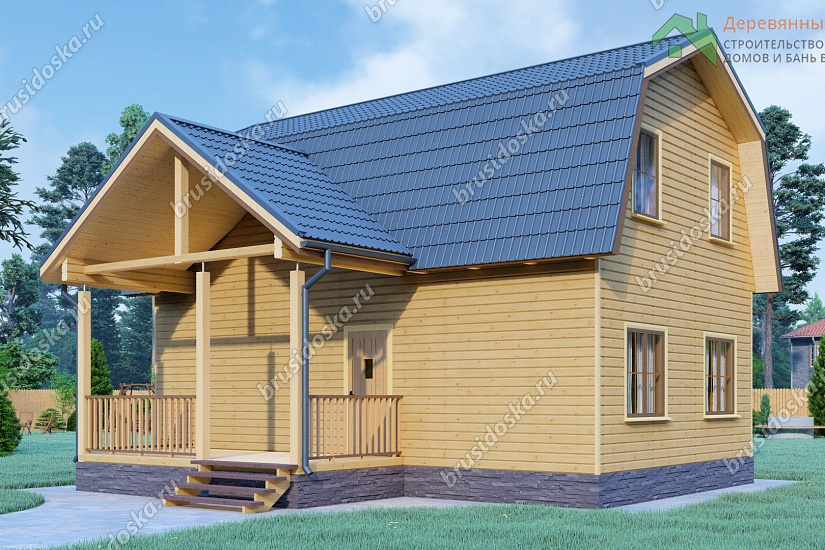 Дом из профилированного бруса 6х9