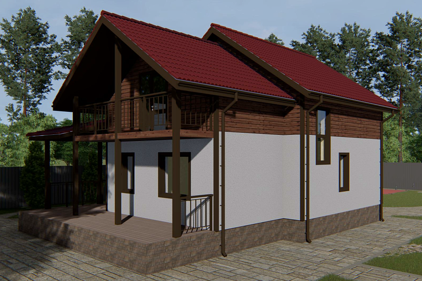 Дом-каркас150мм-12700х9200мм-1,5эт-АР Дом-каркас150мм-12700х9200мм-1,5эт-АР