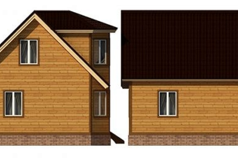 ДОМ ИЗ БРУСА ДБр-86а