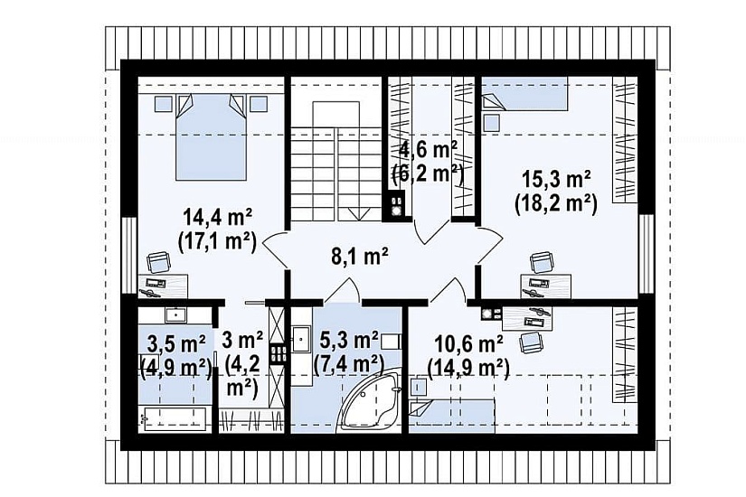 ДОМ ИЗ ГАЗОБЕТОНА ГД-151б