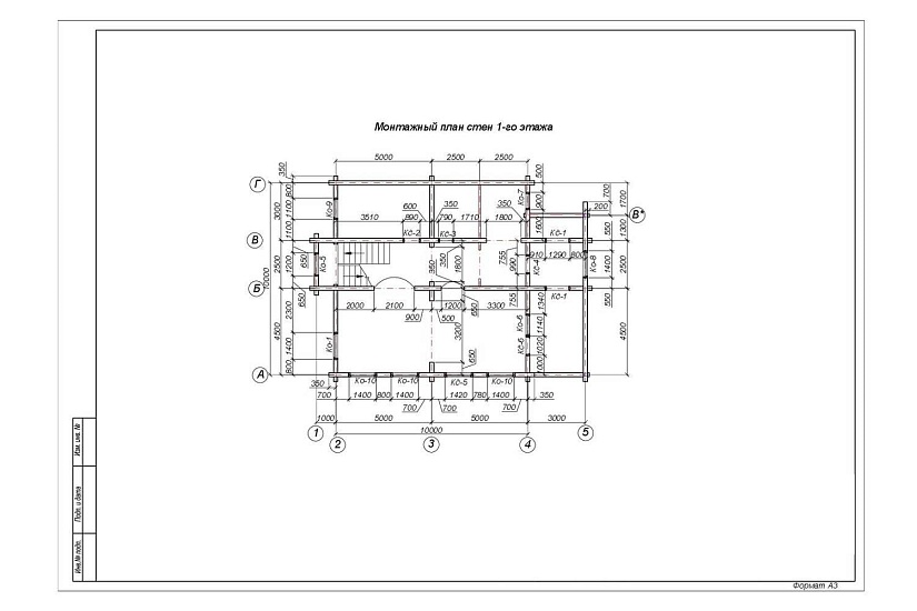 Жилой дом из клееного бруса