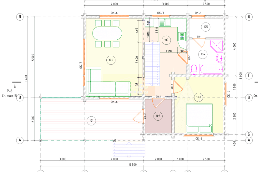 Дачный дом 2251