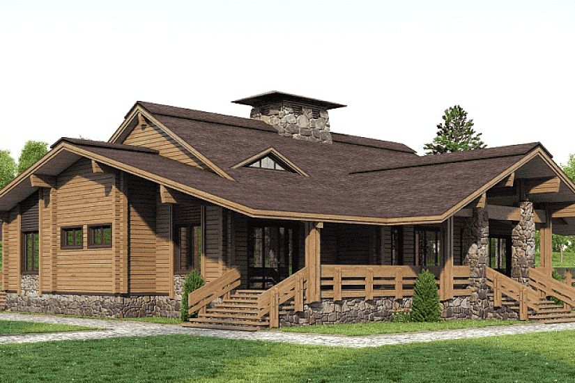 Проект дома "Зеленый шум"